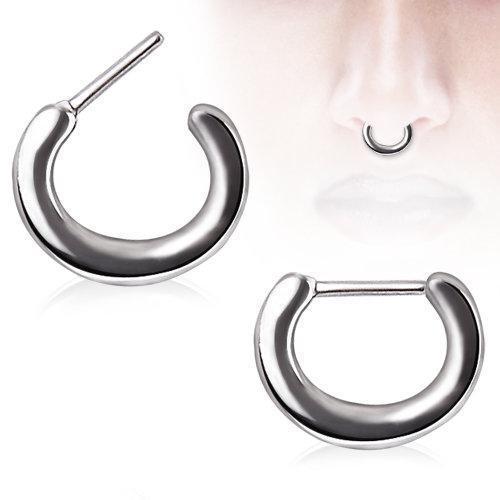 Clicker - Cartilage | Septum 316L Surgical Steel Smooth Basic Septum Clicker / Daith Clicker -Rebel Bod-RebelBod