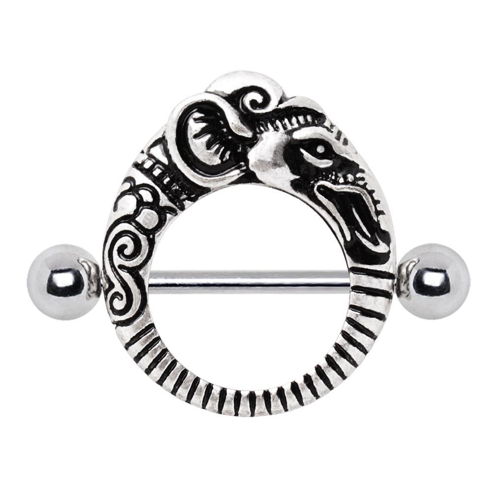 Tribal Elephant Nipple Shield Jewelry - 1 Piece