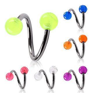 Twist Spiral Ring Glow in the Dark Ball