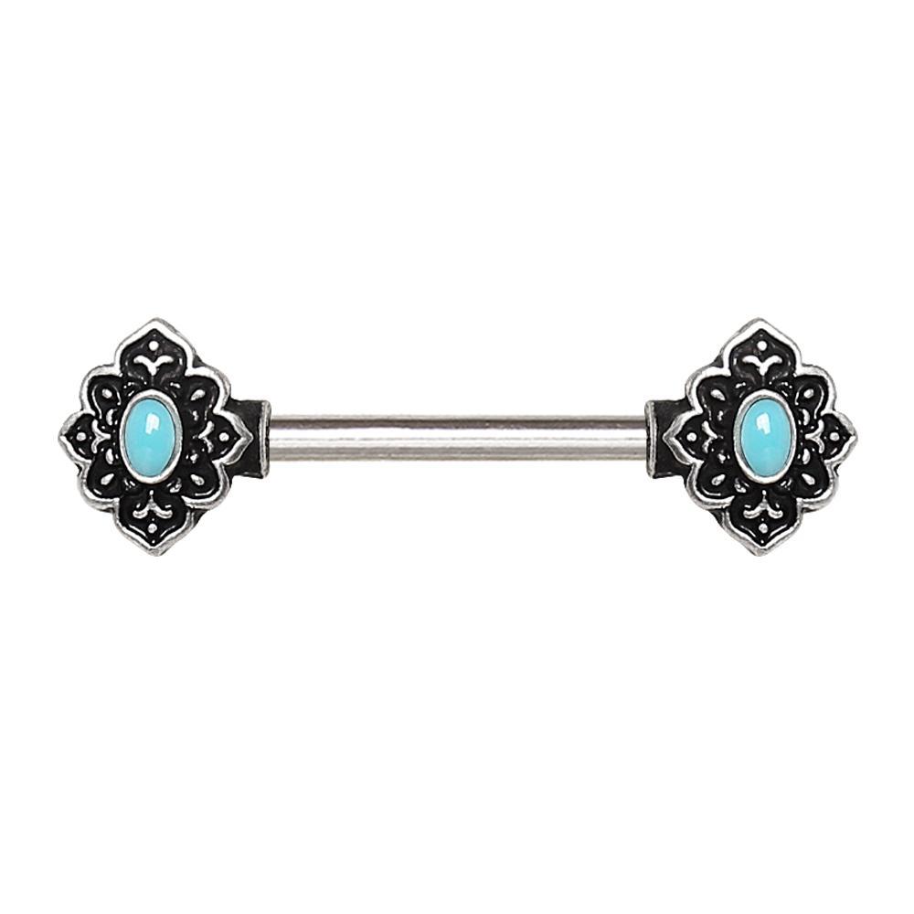 Vintage Charm Nipple Barbell - 1 Piece