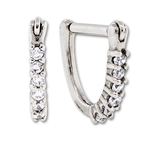 Clicker - Cartilage | Septum 6 Gem Ear Clicker - 1 Piece + -Rebel Bod-RebelBod