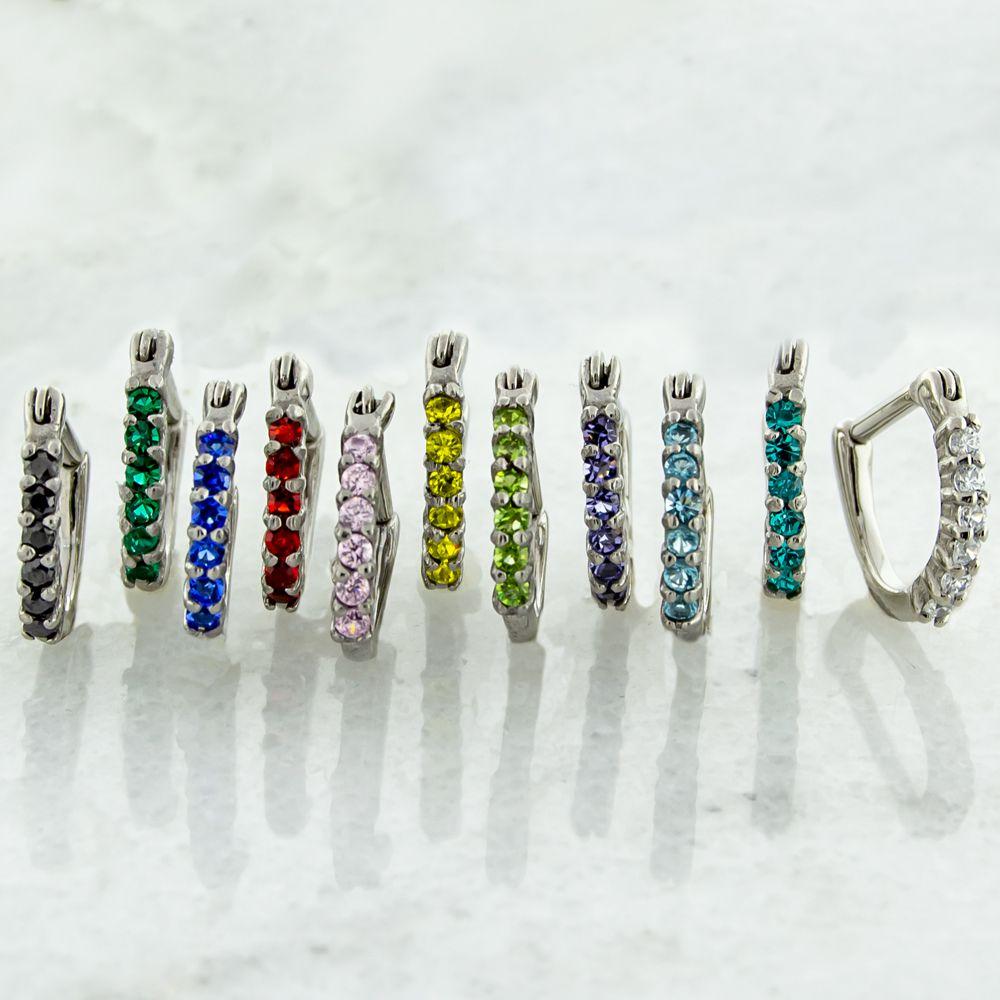 SEAMLESS CLICKER 6 Gem Ear Clicker - 1 Piece -Rebel Bod-RebelBod