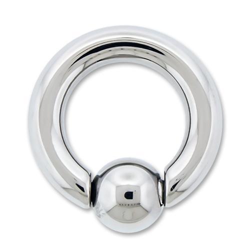 6G Titanium Captive Bead Ring - 1 Piece