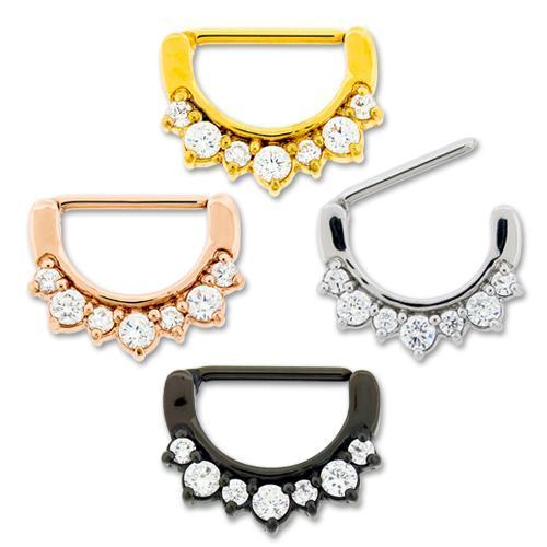 7 Gem Nipple Clicker - 1 Piece