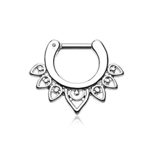 Acerose Filigree Septum Clicker / Daith Clicker - 1 Piece