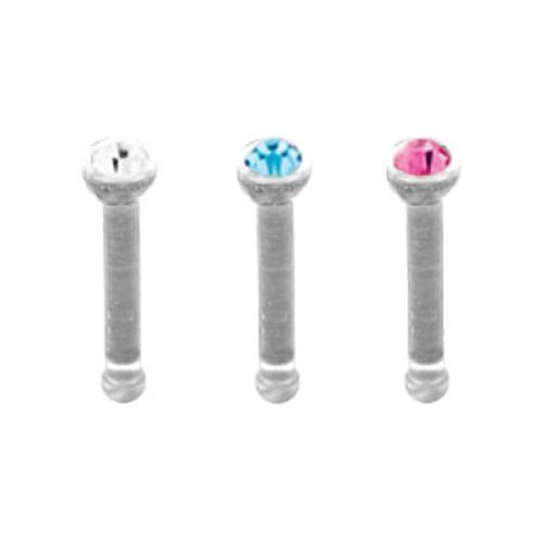 Nose Ring - Nose Studs Acrylic Nose Bone Gem #SPLT#6 -Rebel Bod-RebelBod