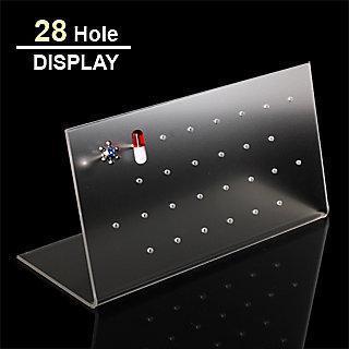 Acrylic Stand Display w/ 28 Holes