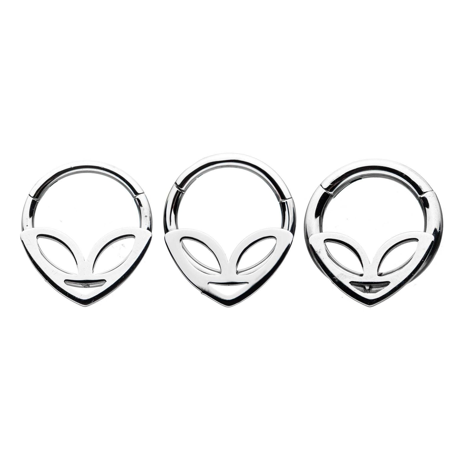 SEAMLESS CLICKER Alien Clicker Hinged Segment Ring sbvsgrh1016 -Rebel Bod-RebelBod