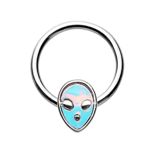 Alien Revo Head Captive Bead Ring