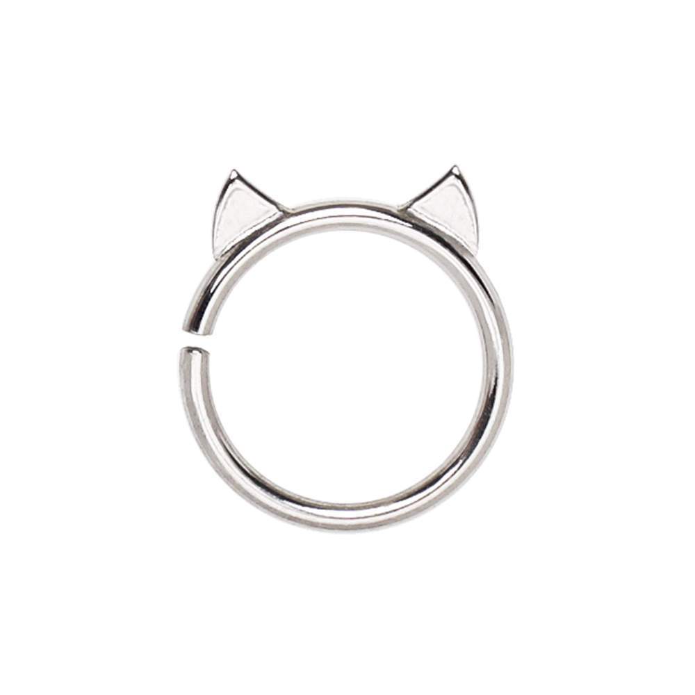 Annealed Cat Cartilage Earring Bendable Ring - 1 Piece