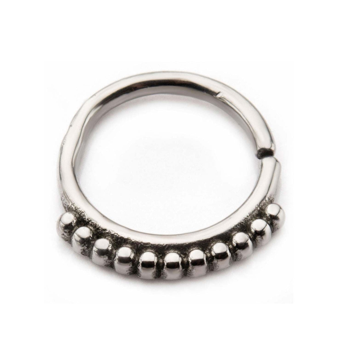 SEAMLESS RING Annealed Shotball Split Ring -Rebel Bod-RebelBod