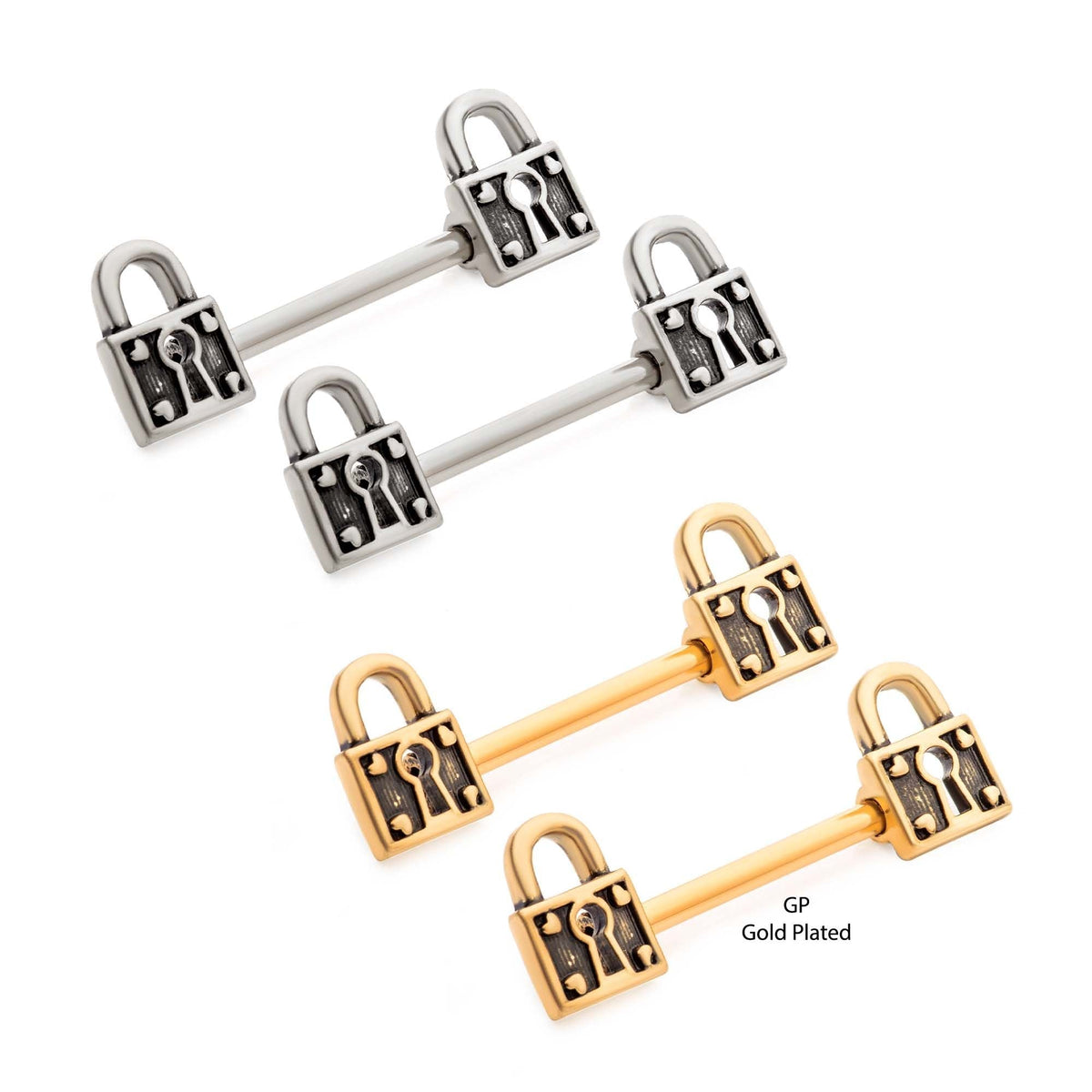 TBD-Nipple Antique Finish Lock Nipple Barbell -Rebel Bod-RebelBod