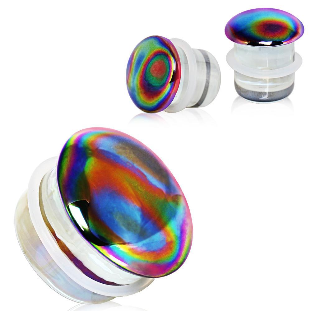 Aurora Glass Single Flare Plug - 1 Piece