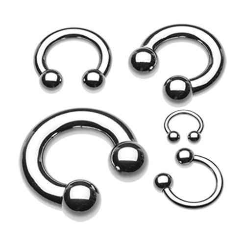 1 Pc Large Gauge Stainless Steel Nose Ring Punk Ear Gauge Spike Septum  Piercing | eBay