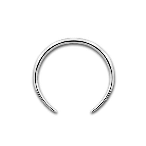 Pincher | Crescent Basic Steel Pincher Septum Ring -Rebel Bod-RebelBod