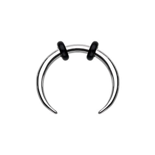 Pincher | Crescent Basic Steel Pincher Septum Ring -Rebel Bod-RebelBod