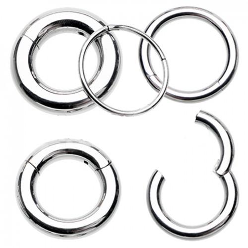 SEAMLESS CLICKER Basic Steel Seamless Clicker Ring - 1 Piece #SPLT#5 -Rebel Bod-RebelBod