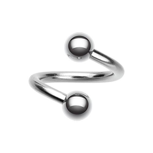 Twist Spiral Ring 1 Piece Rebel Bod