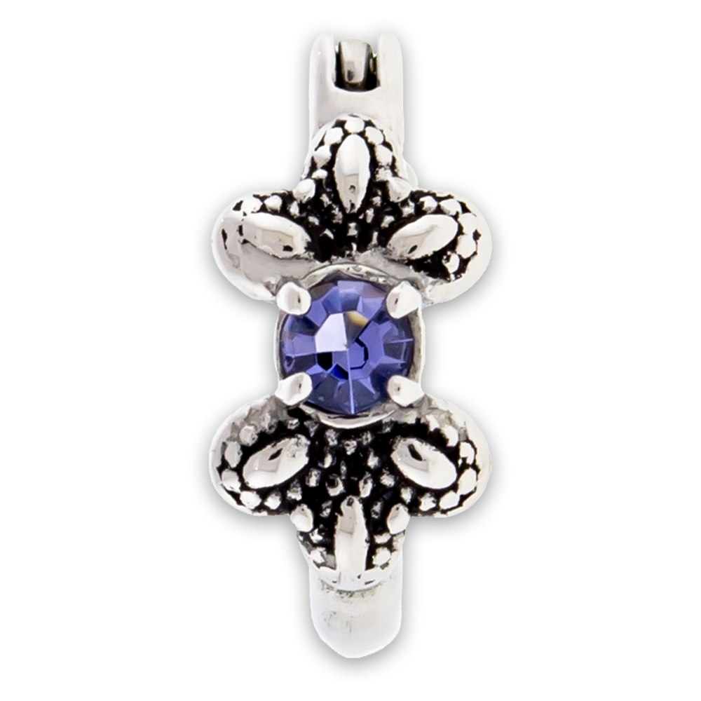 SEAMLESS CLICKER Beaded Petals With Gem Ear Clicker - 1 Piece -Rebel Bod-RebelBod