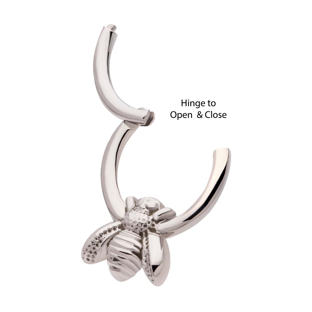 SEAMLESS CLICKER Bee Shape Front Facing Hinged Segment Clicker -Rebel Bod-RebelBod