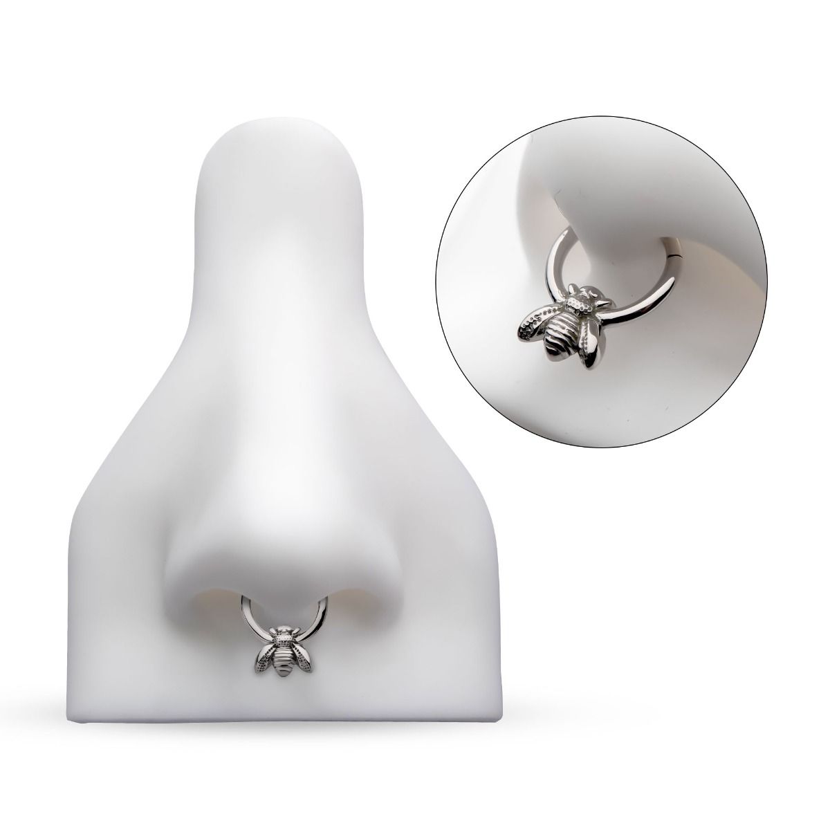 SEAMLESS CLICKER Bee Shape Front Facing Hinged Segment Clicker -Rebel Bod-RebelBod