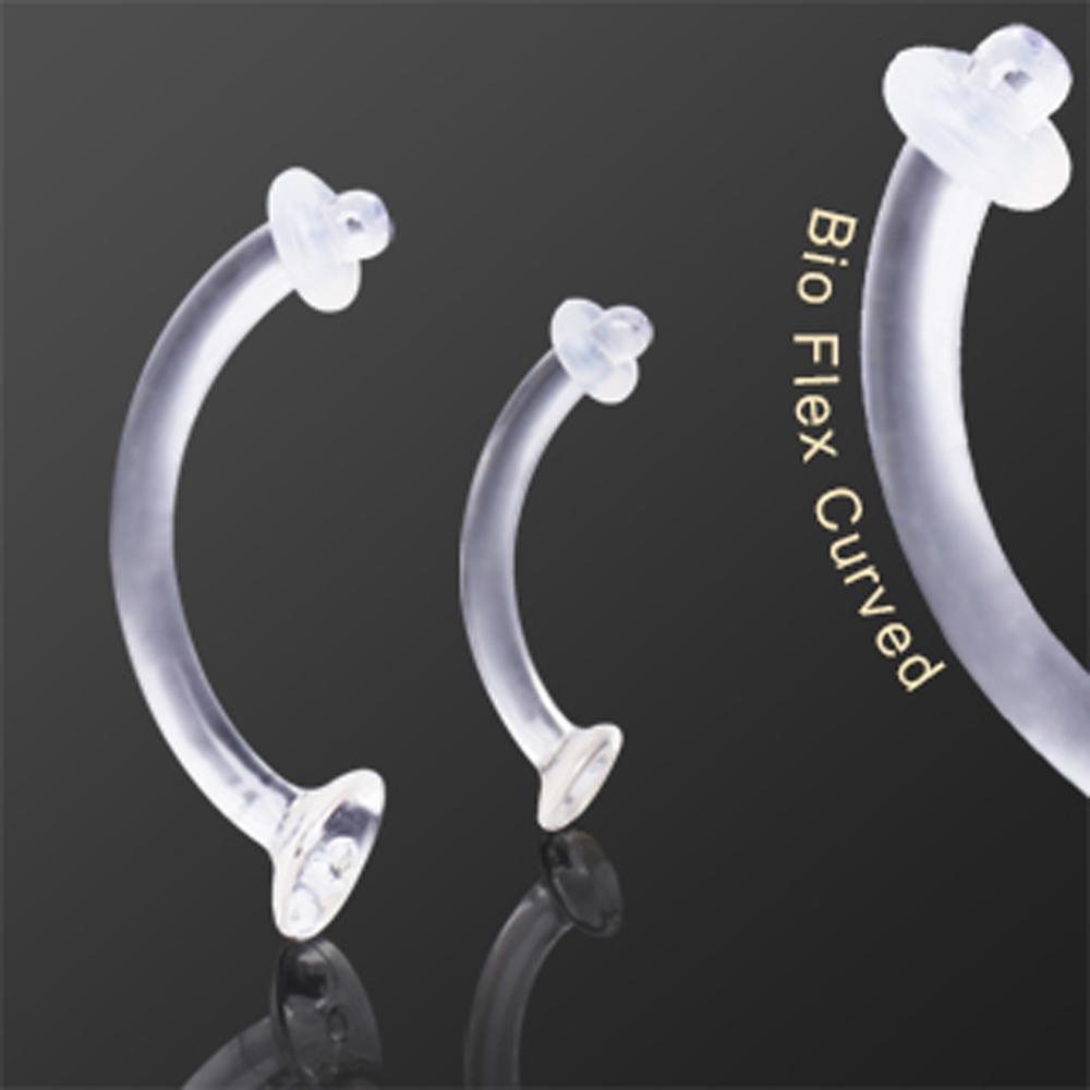 Retainers BioFlex Curved Retainer with O-Ring - 1 Piece -Rebel Bod-RebelBod