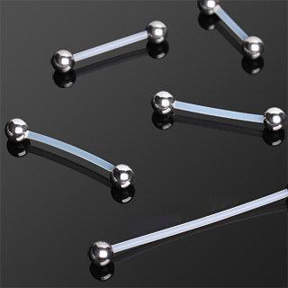 BioFlex / PTFE Piercing Straight Barbell Retainer Balls - 1 Piece