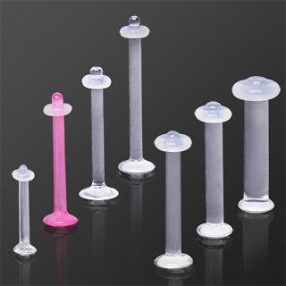 BioFlex Straight Barbell Retainer / Labret Type Retainer w/ O-Ring - 1 ...