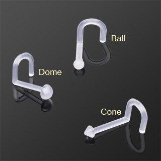 BioFlex Twisted Nose Ring Retainer - 1 Piece