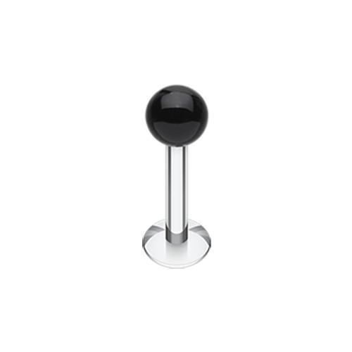 Black UV Acrylic Ball Top Labret