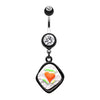 Black Lovely Bento Belly Button Ring