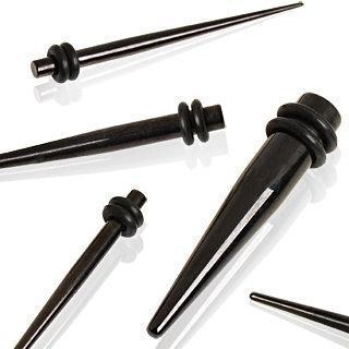 Black PVD Plated Taper w/ O-Ring - 1 Piece