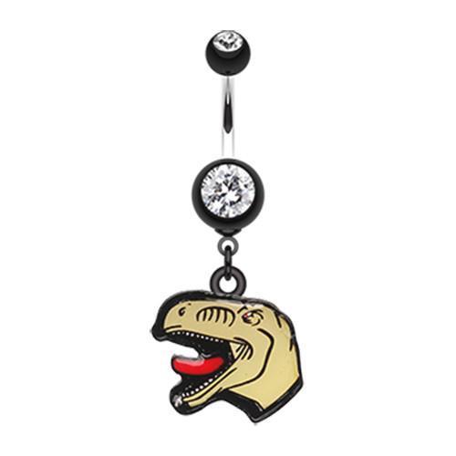 Black Ralph The Raptor Belly Button Ring