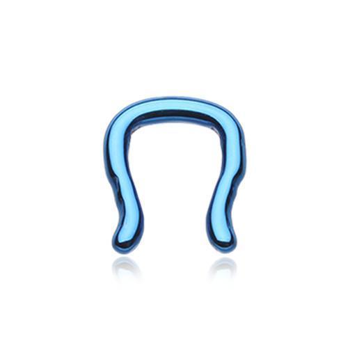 Blue Steel Septum Ring