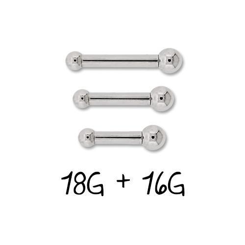 Cartilage Earring - Cartilage Barbell Blue Titanium Helix/Tragus Cartilage Barbell Earring Internally Threaded - 1 Piece - Special -Rebel Bod-RebelBod