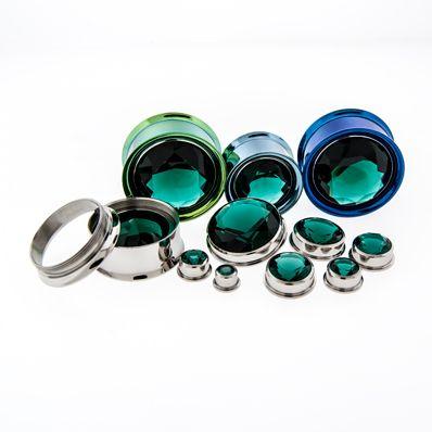 Blue Zircon Gem Insert - 1 Piece -Rebel Bod-RebelBod