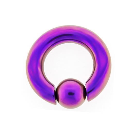 CAPTIVE BEAD RING Blurple Titanium Captive Bead Ring - 1 Piece - Special -Rebel Bod-RebelBod