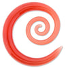 Borosilicate Glass Electric Red Tight Spiral - 1 Piece #SPLT#2