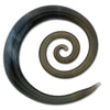Borosilicate Glass Fade To Black Tight Spiral - 1 Piece #SPLT#2