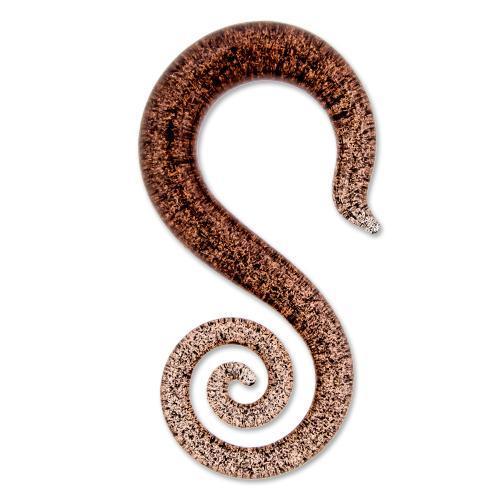 Borosilicate Glass Red Shimmer Seahorse - 1 Piece #SPLT#2