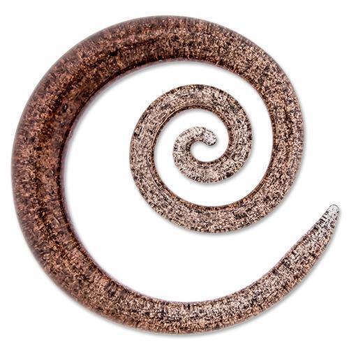 Borosilicate Glass Red Shimmer Tight Spiral - 1 Piece #SPLT#2