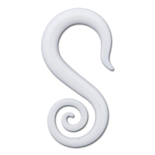 Borosilicate Glass White Seahorse Ear Hanger - 1 Piece #SPLT#2