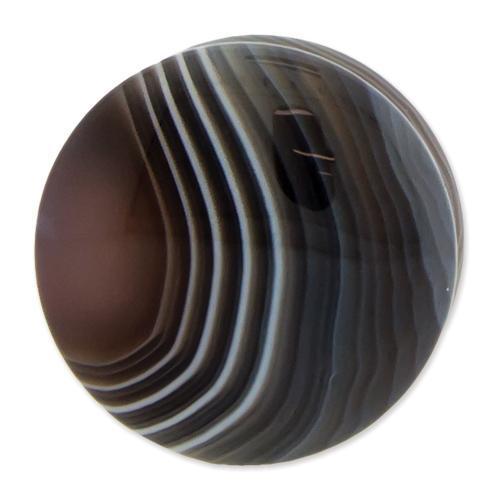 Plugs Earrings - Double Flare Botswana Agate Stone Plugs - 1 Pair -Rebel Bod-RebelBod