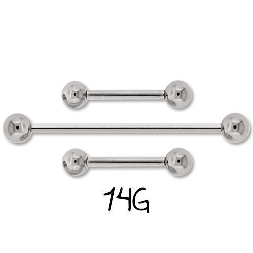 STRAIGHT BARBELL Bronze Internally Threaded Titanium Barbell - 1 Piece - Special -Rebel Bod-RebelBod