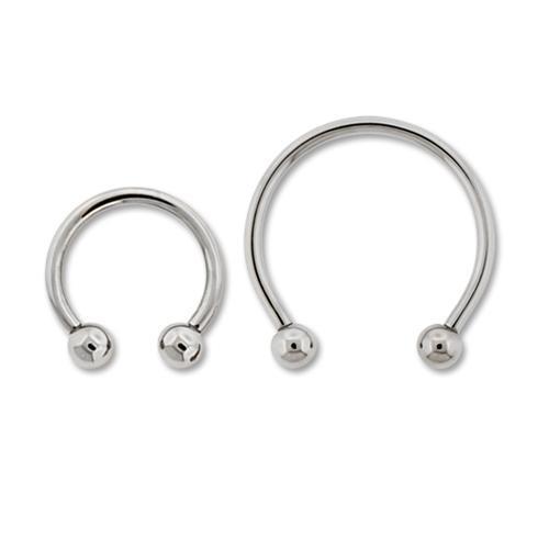 CIRCULAR BARBELL | HORSESHOE Bronze Internally Threaded Titanium Horseshoe Circular Barbell - 1 Piece - Special -Rebel Bod-RebelBod