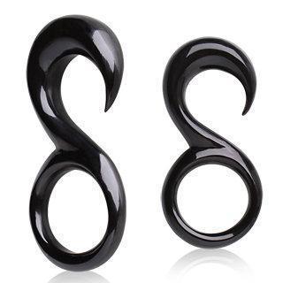 Tapers - Hanging Buffalo Horn Taper with &#39;8&#39; Shape - 1 Piece -Rebel Bod-RebelBod