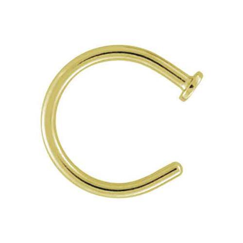 Nose Ring - C-Shaped Nose Ring C-shape Nose Hoop - 1 Piece #SPLT#6 -Rebel Bod-RebelBod
