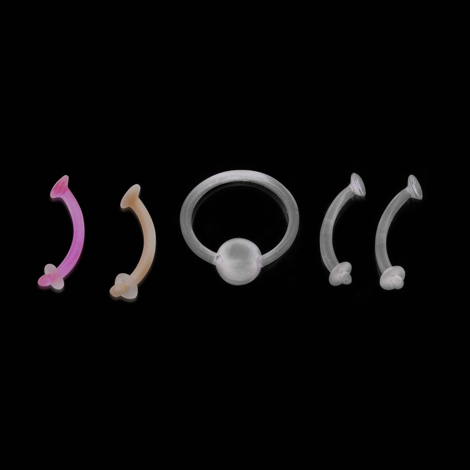 Retainers Captive Bead rings Eyebrow Multi Packs Retainers - 1 Pack -Rebel Bod-RebelBod