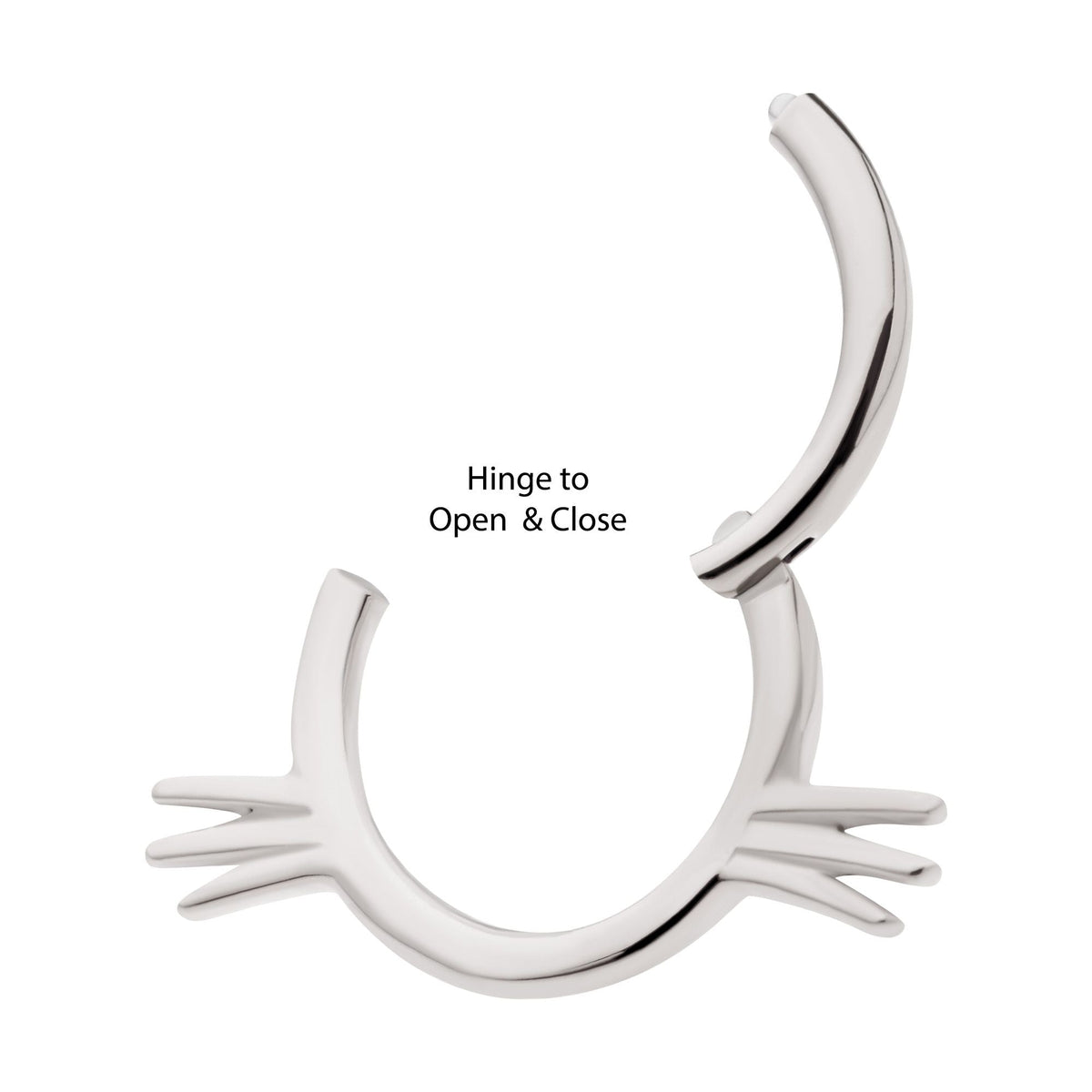 SEAMLESS CLICKER Cat Front Facing Hinged Segment Clicker sgrhj100-61 -Rebel Bod-RebelBod