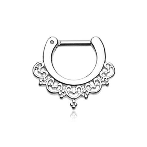 Celestial Filigree Septum Clicker / Daith Clicker - 1 Piece